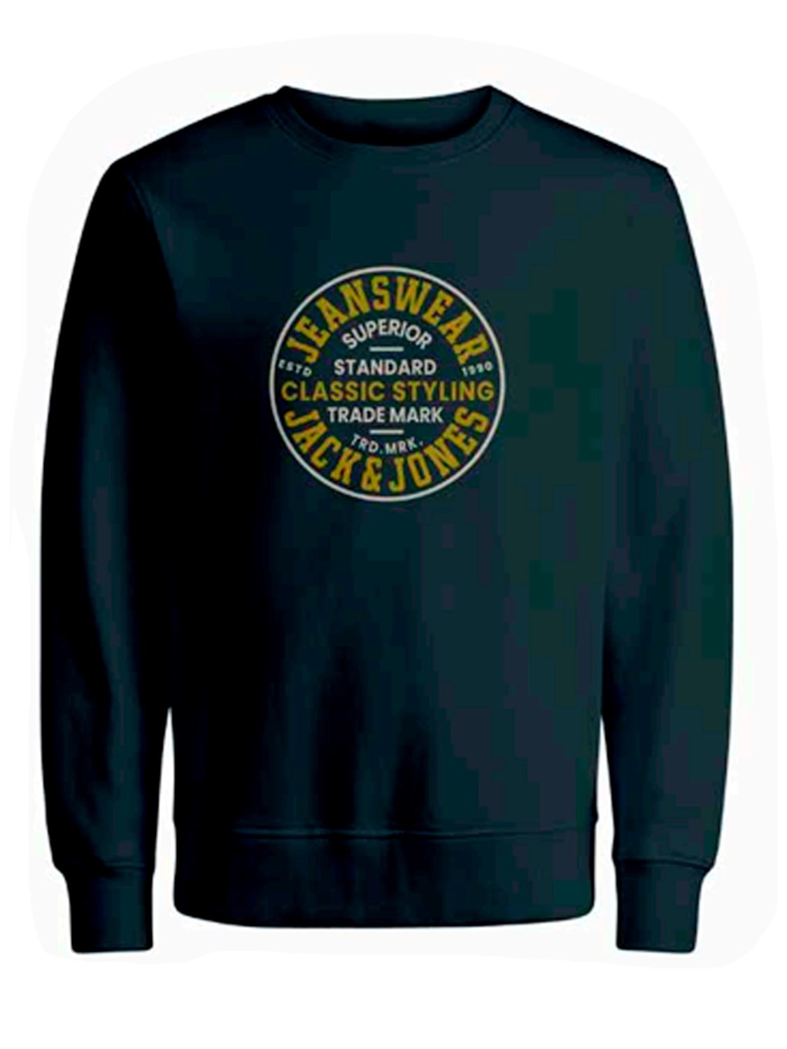 jprblueddie sweat crew neck jack jones